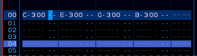 Manual Strum Editing in Renoise